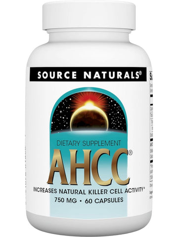 Source Naturals, AHCC, 750 mg, 60 Capsules