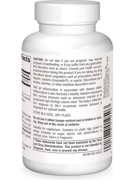 Source Naturals, Serrapeptase Vegetarian, 120 ct