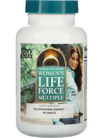 Source Naturals, Women's Life Force® Multiple, No Iron, 90 tablets