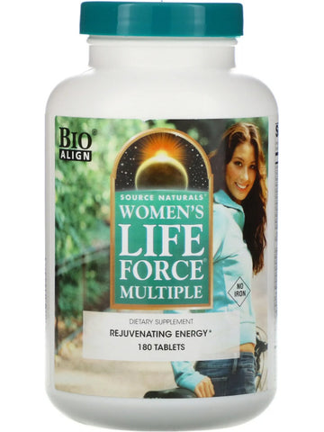 Source Naturals, Women's Life Force® Multiple, No Iron, 180 tablets