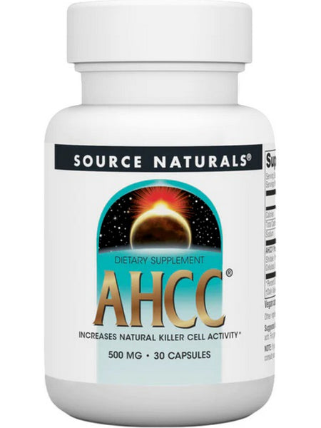 Source Naturals, AHCC, 500 mg, 30 Vegetarian Capsules
