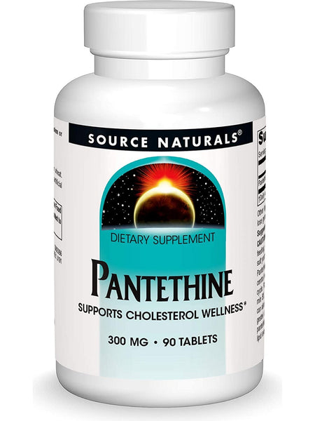 Source Naturals, Pantethine 300 mg, 90 tablets
