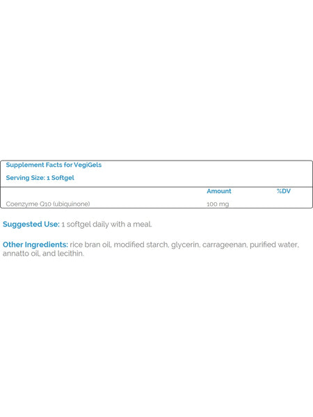 Source Naturals, Coenzyme Q10 100 mg, 120 vegigels