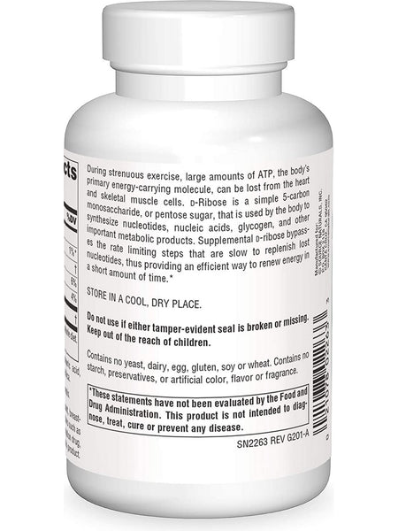 Source Naturals, D-Ribose 1000 mg, 90 tablets