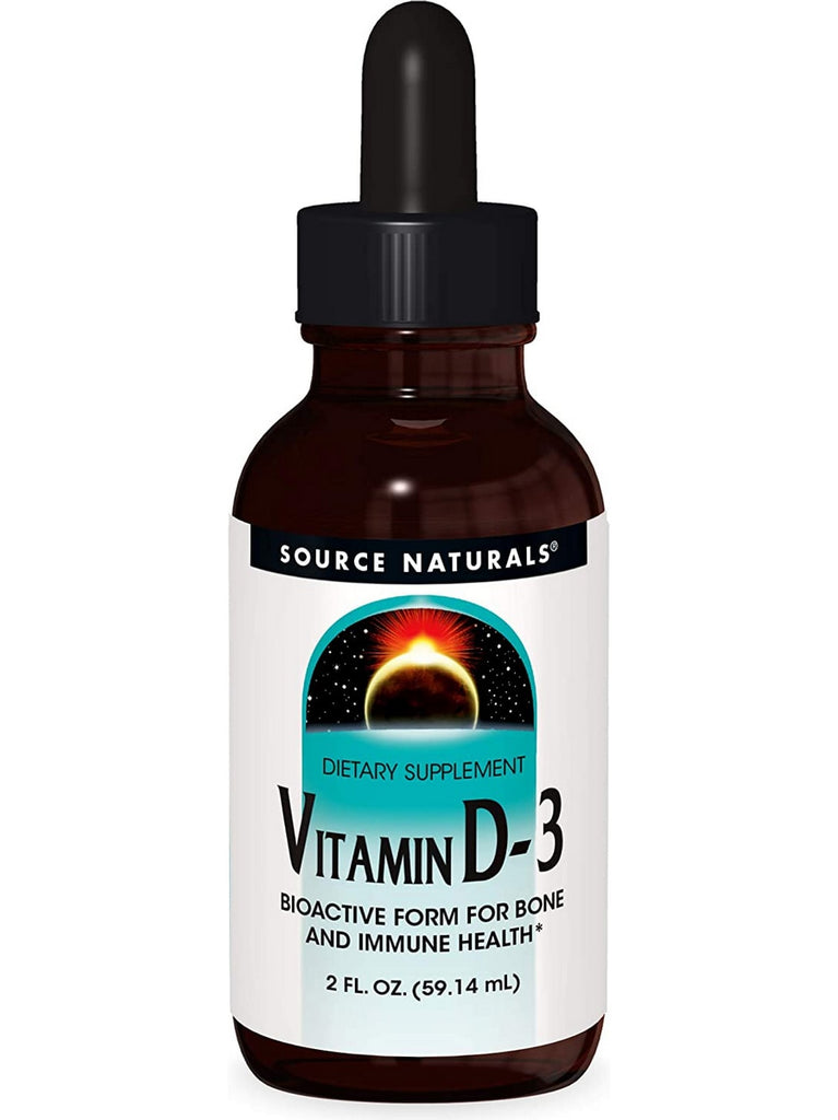 Source Naturals, Vitamin D-3, 2 fl oz