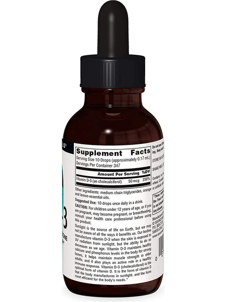 Source Naturals, Vitamin D-3, 2 fl oz