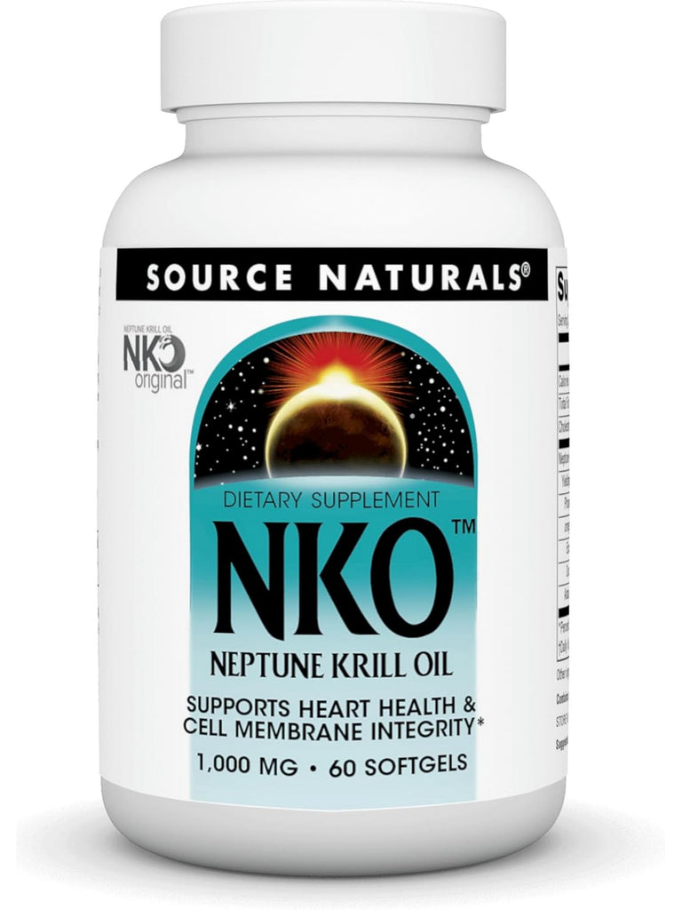 Source Naturals, NKO Neptune Krill Oil, 1000mg, 60 softgels