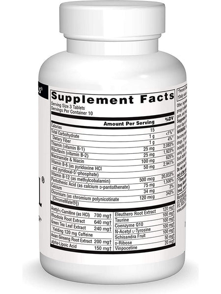 Source Naturals, EnerVital®, 30 tablets