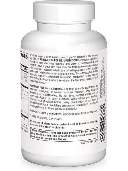 Source Naturals, Sleep Science® Sleep Rejuvenation®, 60 tablets