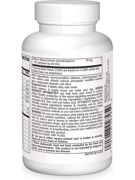 Source Naturals, Serene Science® Optimistic®, 60 tablets