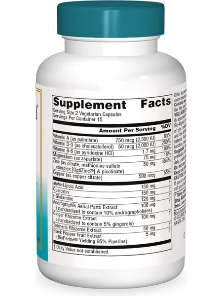 Source Naturals, Wellness ZincMunity, 30 vegetarian capsules
