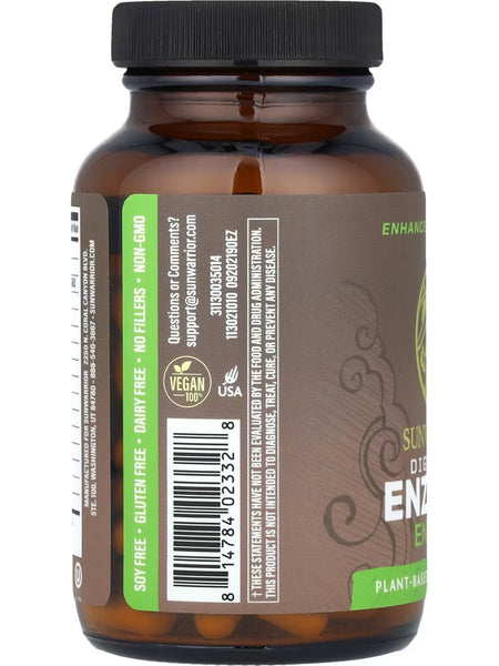 Sunwarrior, Digestive Enzymes Enzorb, 90 Vegan Capsules