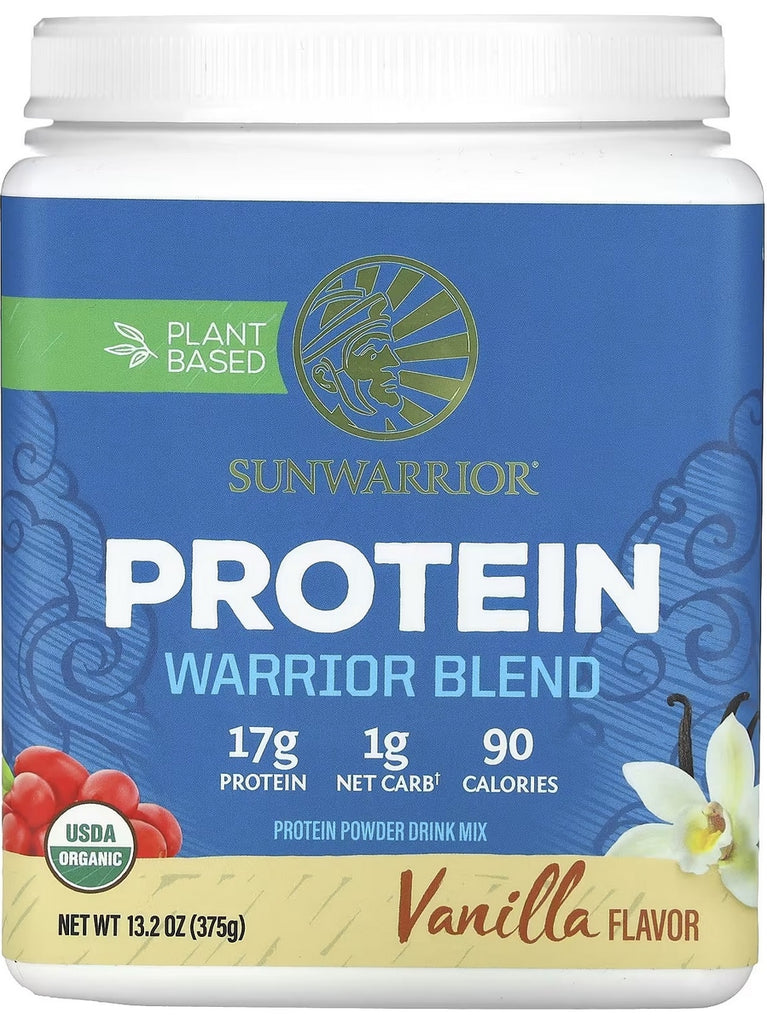 Sunwarrior, Protein Warrior Blend, Vanilla, 13.2 oz (375 g)