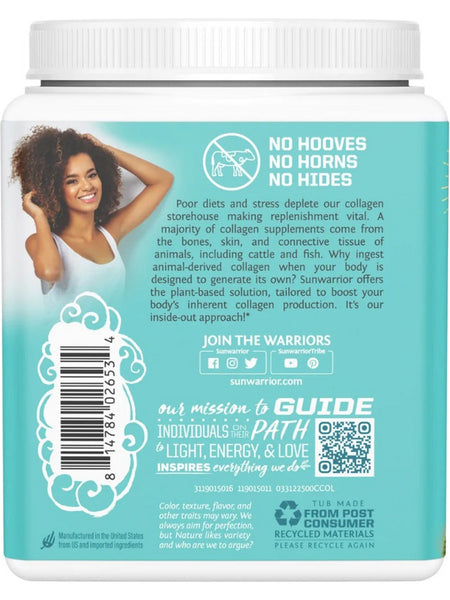 Sunwarrior, Collagen Building Protein Peptides, Chocolate Fudge, 1.1 lb (500 g)