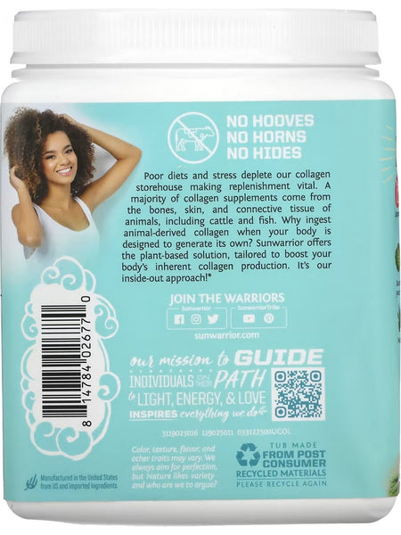 Sunwarrior, Collagen Building Protein Peptides, Unflavored, 1.1 lb (500 g)