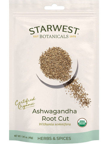 Starwest Botanicals, Ashwagandha Root Cut (Pack of 6), 1.41 oz