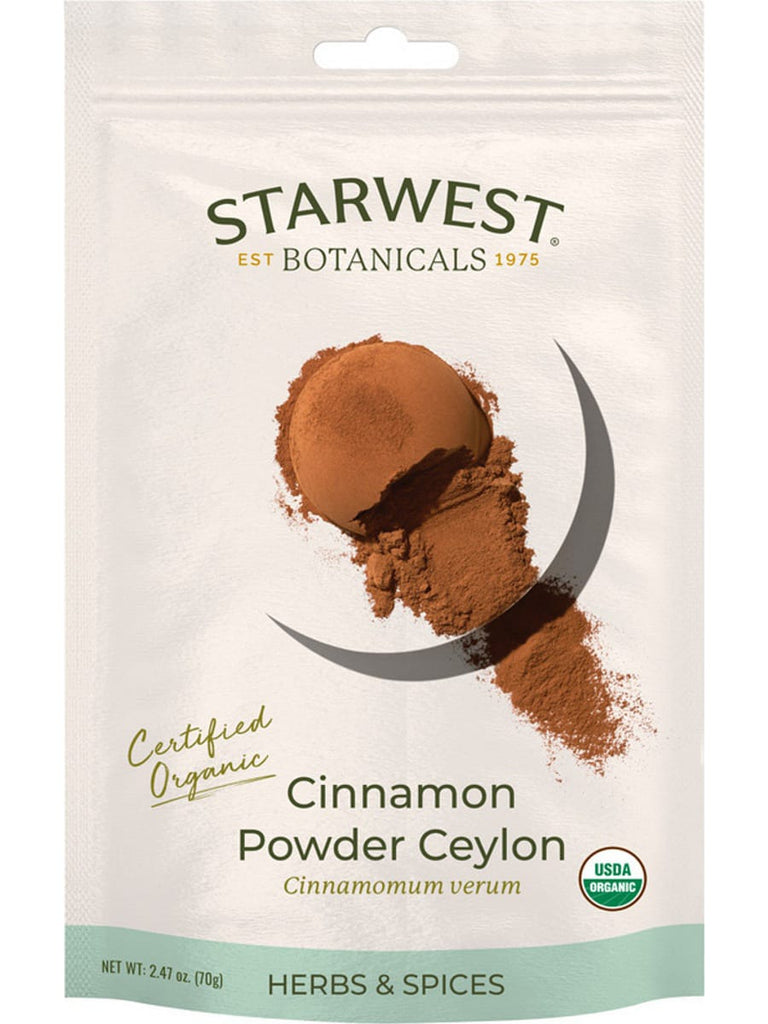 Starwest Botanicals, Cinnamon Powder Ceylon, 2.47 oz