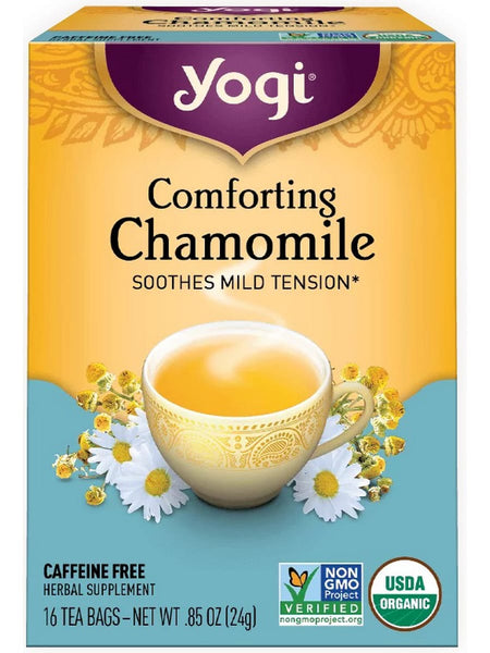 ** 12 PACK ** Yogi, Comforting Chamomile, 16 Tea Bags