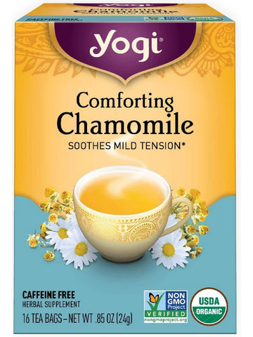 ** 12 PACK ** Yogi, Comforting Chamomile, 16 Tea Bags