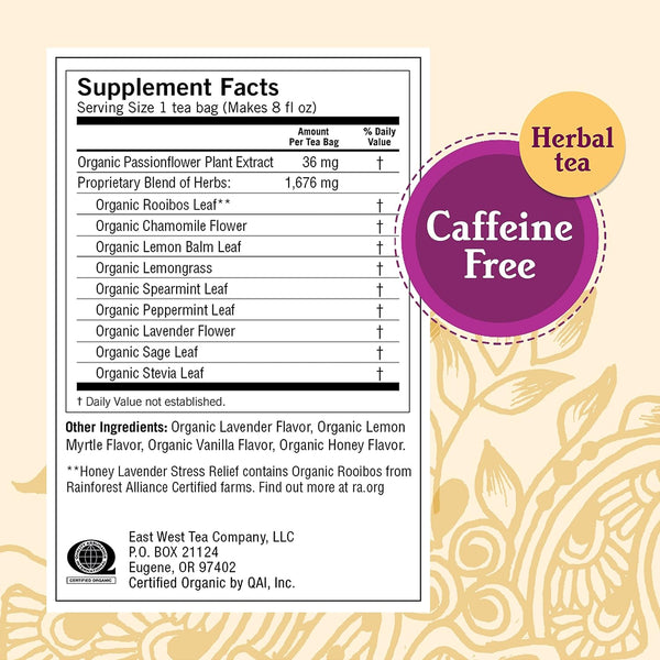 Yogi, Honey Lavender Stress Relief, 16 Tea Bags