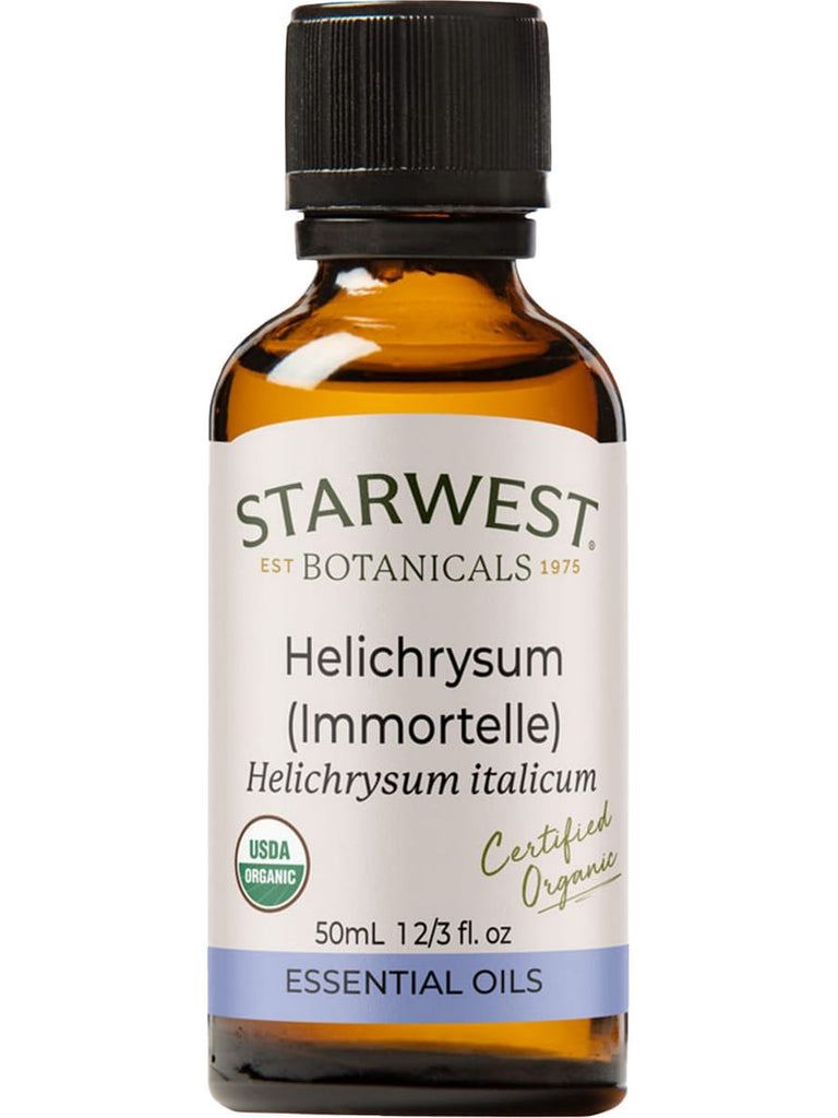 Starwest Botanicals, Helichrysum (Immortelle) Essential Oil Organic, 1 2/3 fl. oz