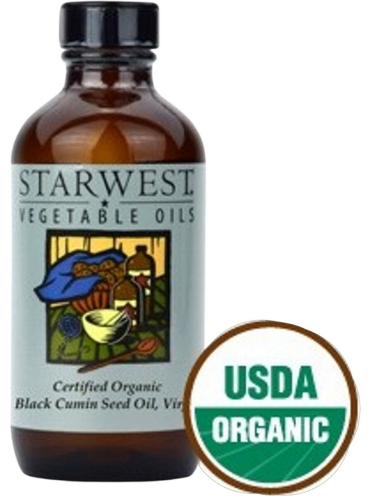 Starwest Botanicals, Black Cumin Seed Oil Virgin Organic, 4 fl oz