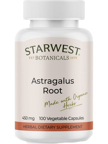Starwest Botanicals, Astragalus Root, 100 Capsules