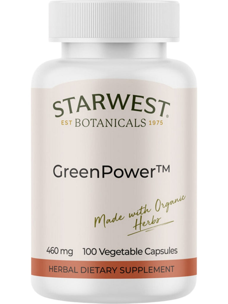 Starwest Botanicals, Chlorella Herbal Dietary Supplement, 100 Capsules