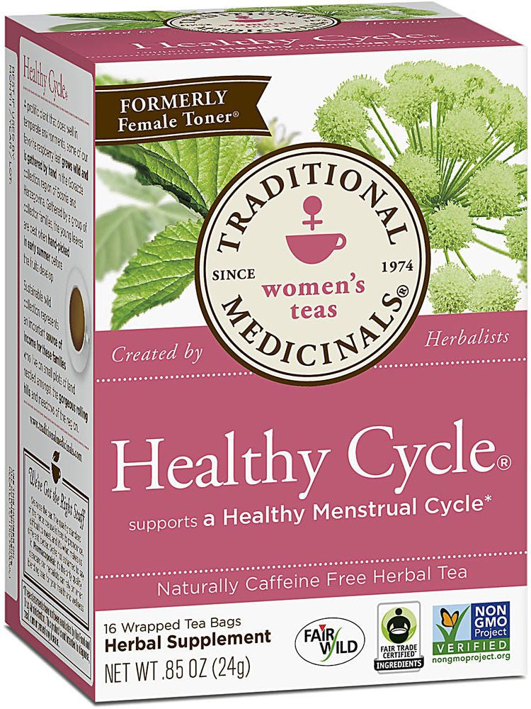 Traditional Medicinals, Healthy Cycle Tea, 16 bags