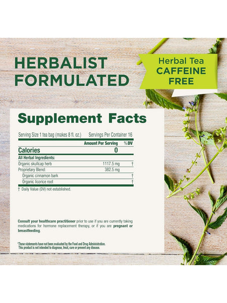 Traditional Medicinals, Organic Stress Ease Tension Relief Lemon Verbena Mint, 16 bags