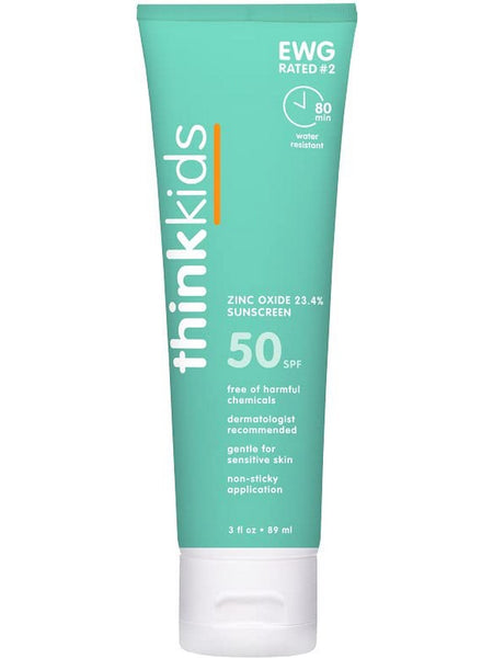 Think, Thinkkids Zinc Oxide 23.4% Sunscreen SPF 50, 3 fl oz