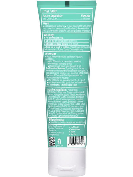 Think, Thinkkids Zinc Oxide 23.4% Sunscreen SPF 50, 3 fl oz