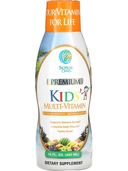 Tropical Oasis, Premium Kids' Multi-Vitamin, 16 fl oz