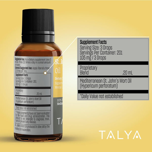 Talya, St. John's Wort Oil, 0.67 fl oz