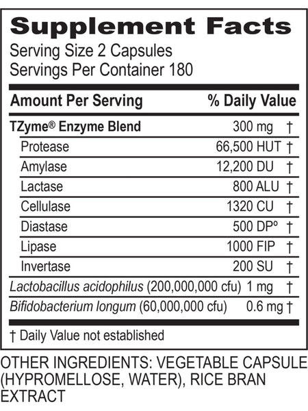 Transformation Enzymes, DigestZyme, 360 Capsules