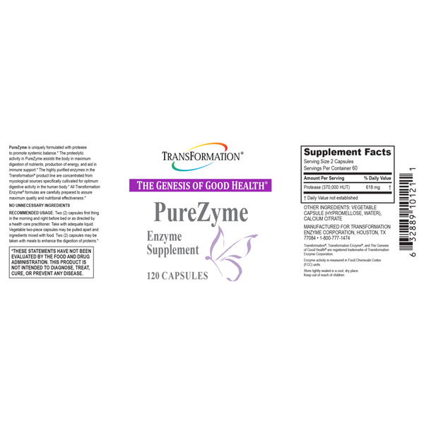 Transformation Enzymes, PureZyme, 120 Capsules