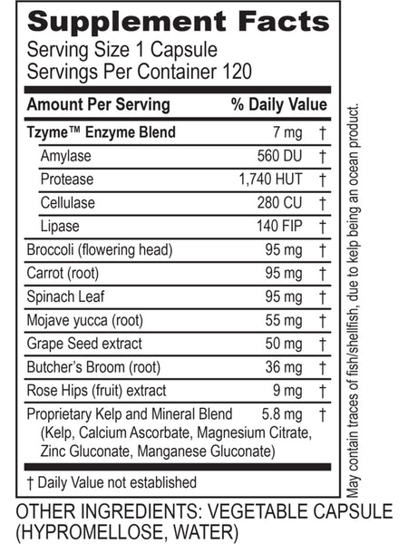 Transformation Enzymes, RepairZyme, 120 Capsules