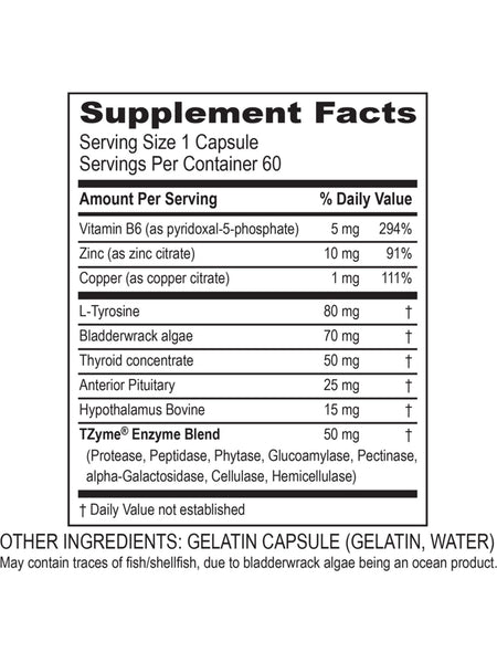 Transformation Enzymes, Thyroid Complex, 60 Capsules