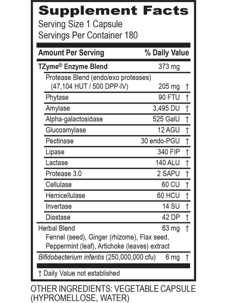 Transformation Enzymes, Carbo-G, 180 Capsules
