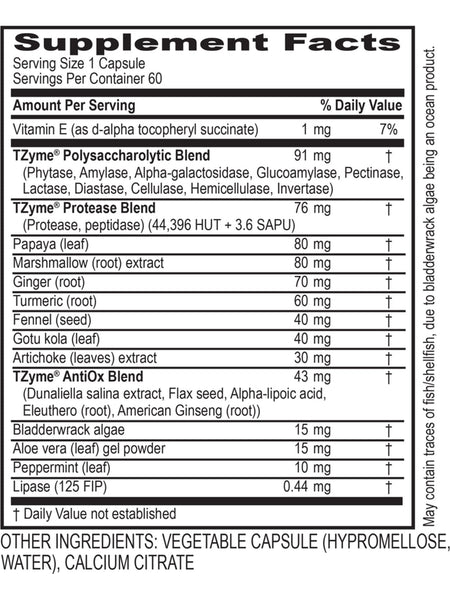 Transformation Enzymes, Gastro, 60 Capsules