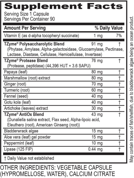 Transformation Enzymes, Gastro, 90 Capsules