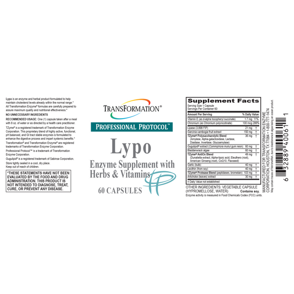 Transformation Enzymes, Lypo, 60 Capsules