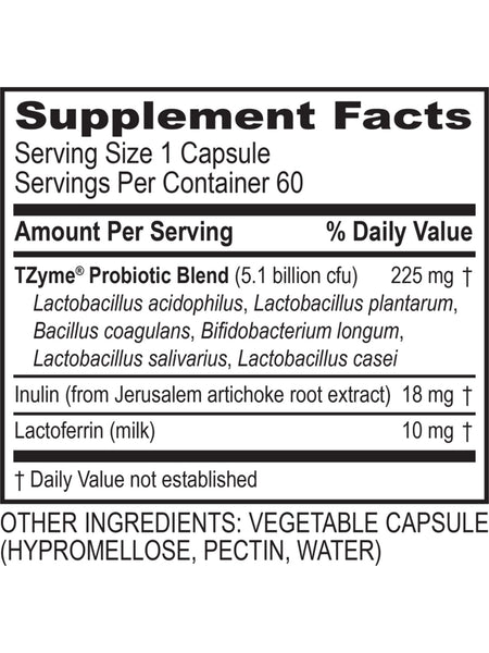 Transformation Enzymes, Probiotic, 60 Capsules