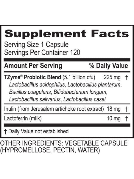 Transformation Enzymes, Probiotic, 120 Capsules