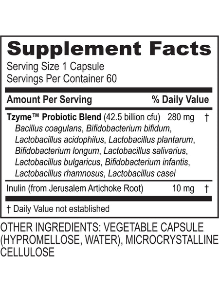 Transformation Enzymes, Probiotic 42.5, 60 Capsules