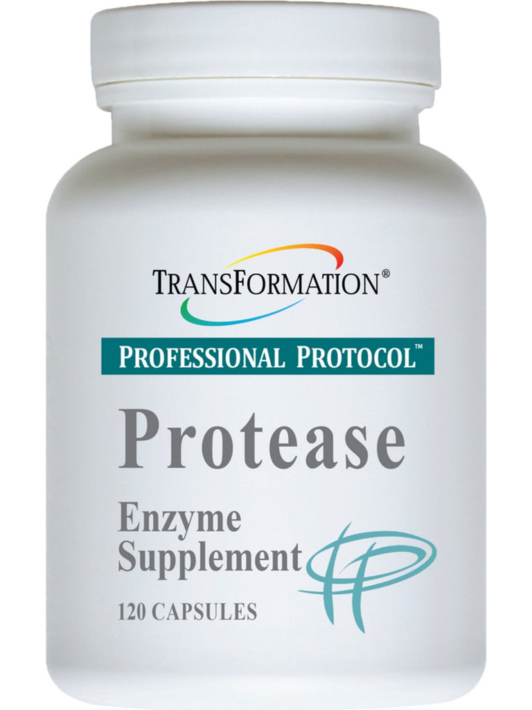 Transformation Enzymes, Protease, 120 Capsules