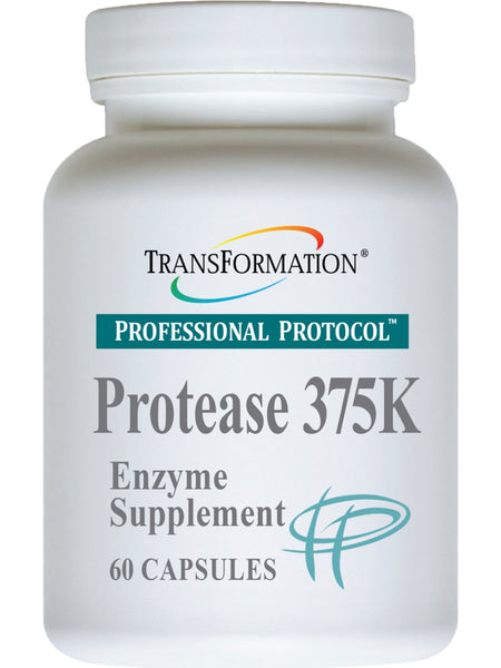 Transformation Enzymes, Protease 375K, 60 Capsules