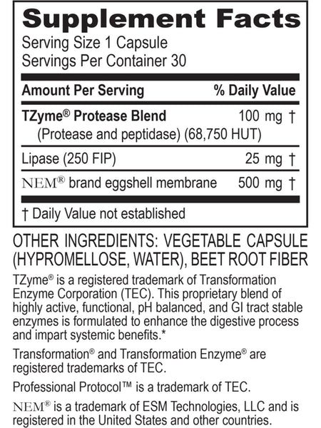 Transformation Enzymes, Joint Health, 30 Capsules