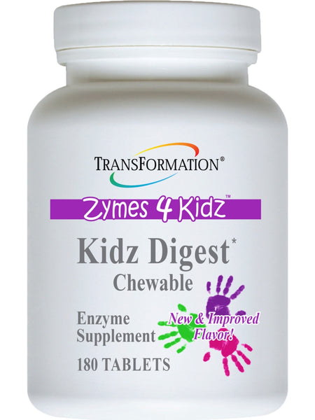 Transformation Enzymes, Kidz Digest Chewable, 180 Tablets