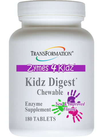 Transformation Enzymes, Kidz Digest Chewable, 180 Tablets